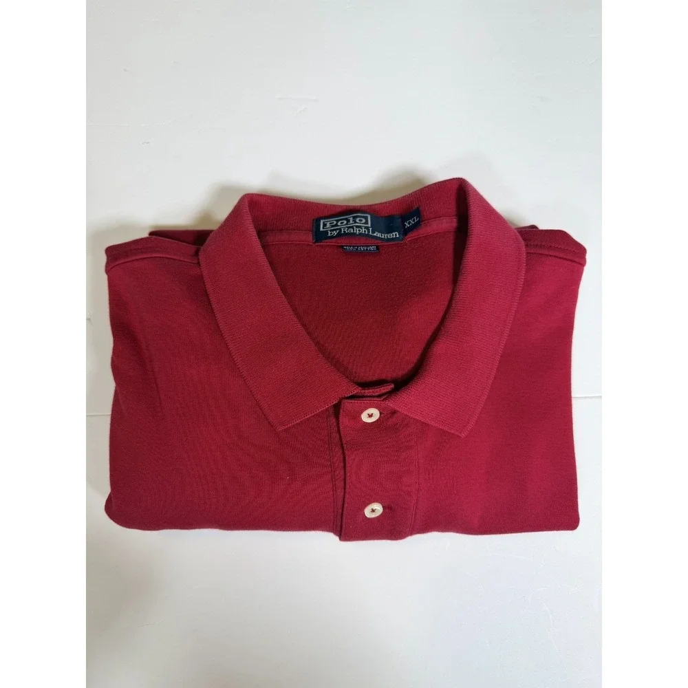 Polo Ralph Lauren Polo Shirt Mens 2XL Pink Performance Short Sleeve Pony Logo